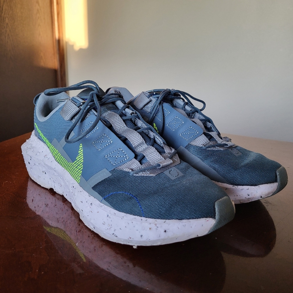 Men's Nike Crater Impact SE Ash Green Volt 2022 Sneakers DJ6308-002 Size 10.5 - Picture 1 of 10